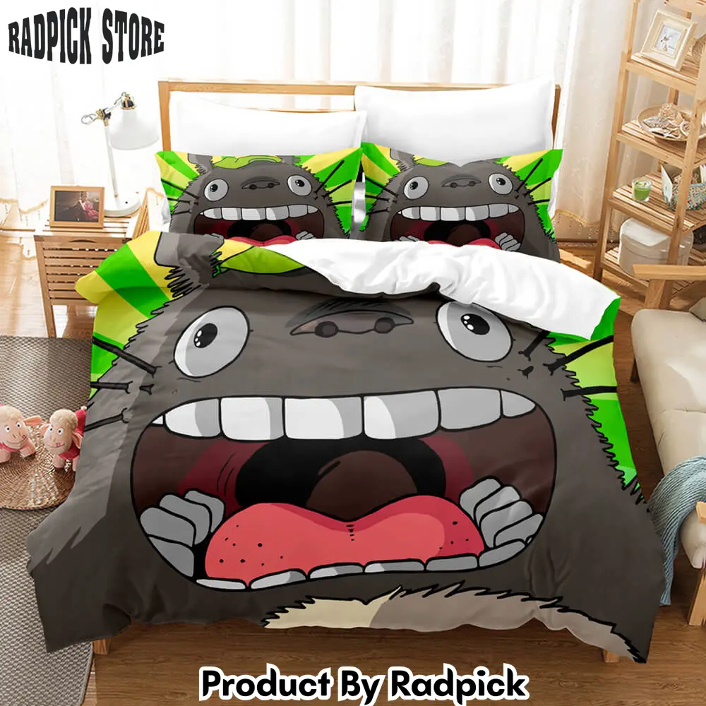 My neighbor totoro girls bedding sets duvet covers quilt bed sheets  rp0419750